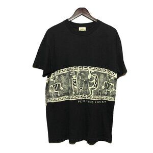 Fred Harvey TShirt Men Size L Petrified Forest Patterned 2 Sided Ethnic Ancient